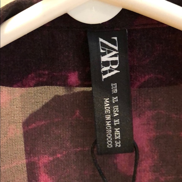 Beautiful tie dye Zara blouse Never Worn !!! - Picture 2 of 5